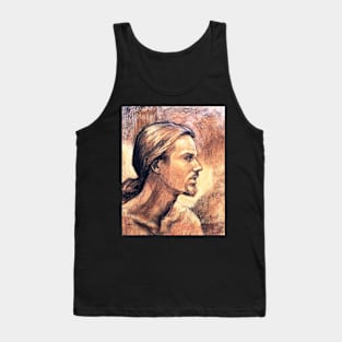 Portrait of a Young Man Tank Top